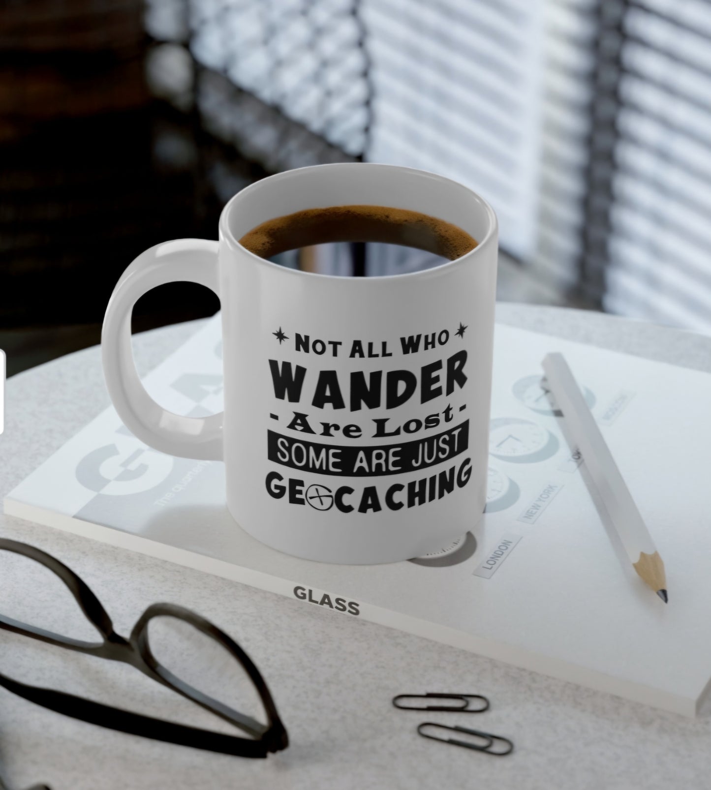 Wander Geocaching Jumbo Mug, 20oz