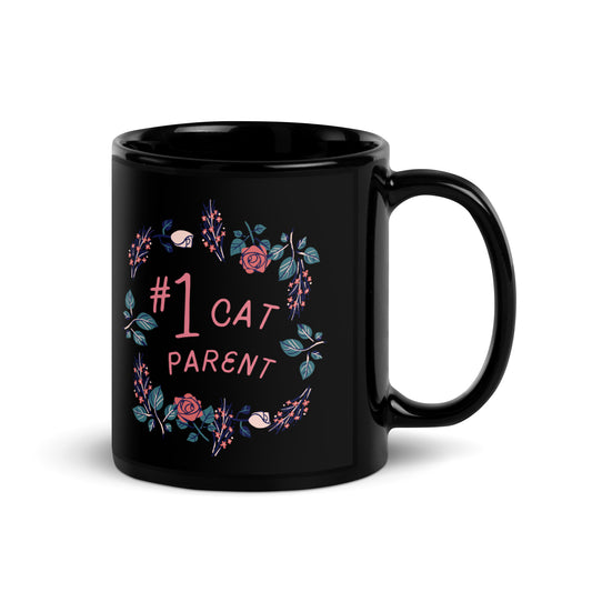 Number One Cat Parent - Cat Cup, Funny Cat Mug, Funny Coffee Mugs for Women, Cat Gifts for Women, Birthday Gift for Cat Lover