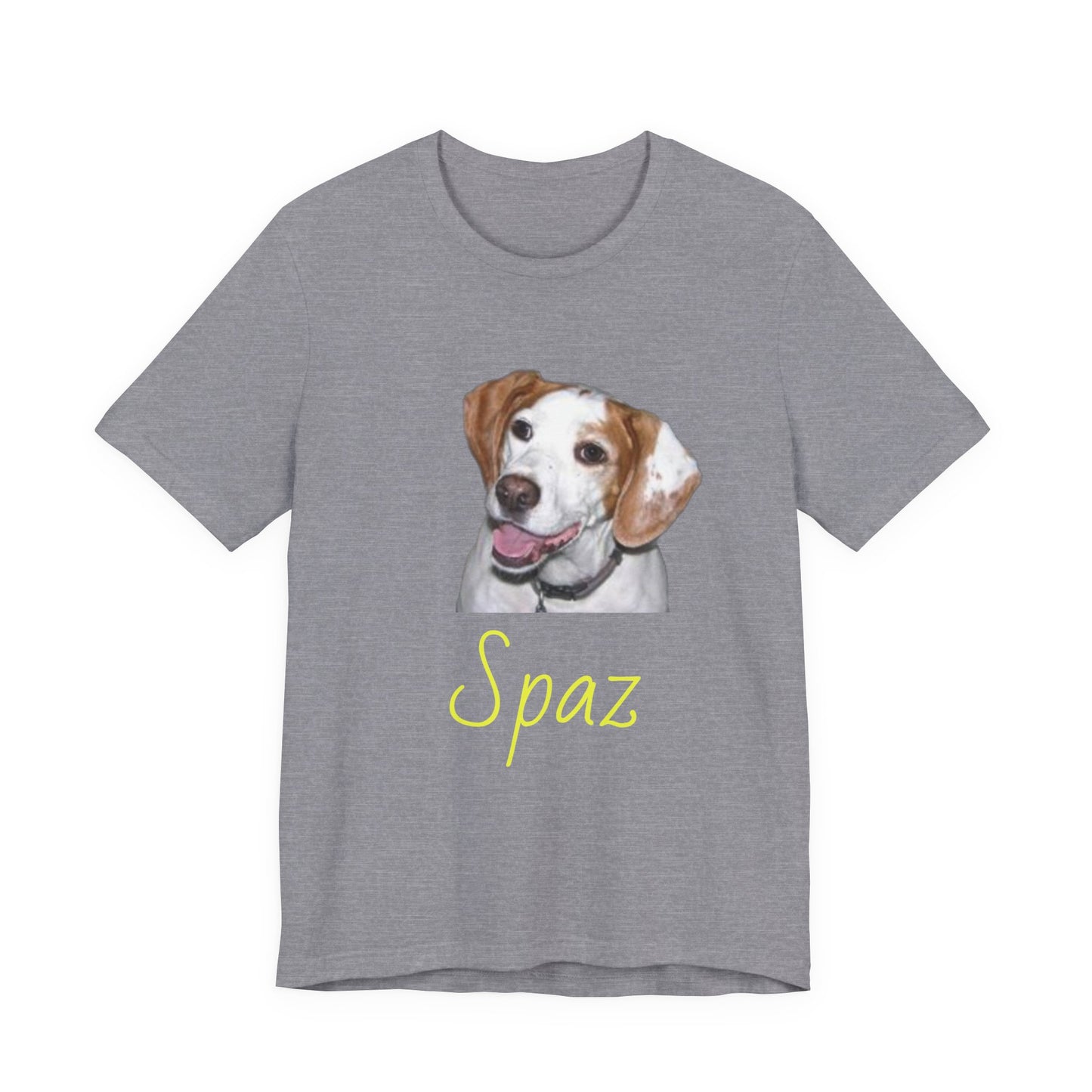 Personalized Photo T-Shirt — Custom Pet or Person Portrait Tee with Name