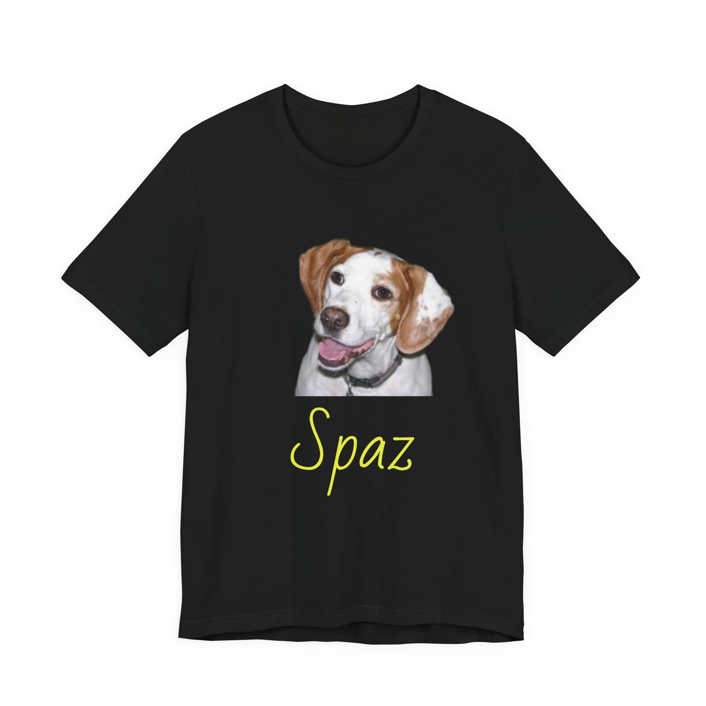 Personalized Photo T-Shirt — Custom Pet or Person Portrait Tee with Name