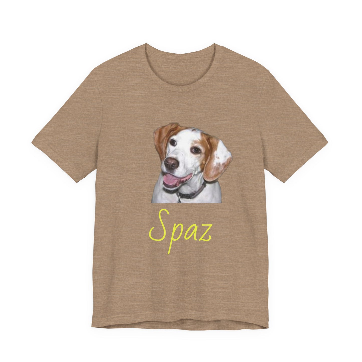 Personalized Photo T-Shirt — Custom Pet or Person Portrait Tee with Name