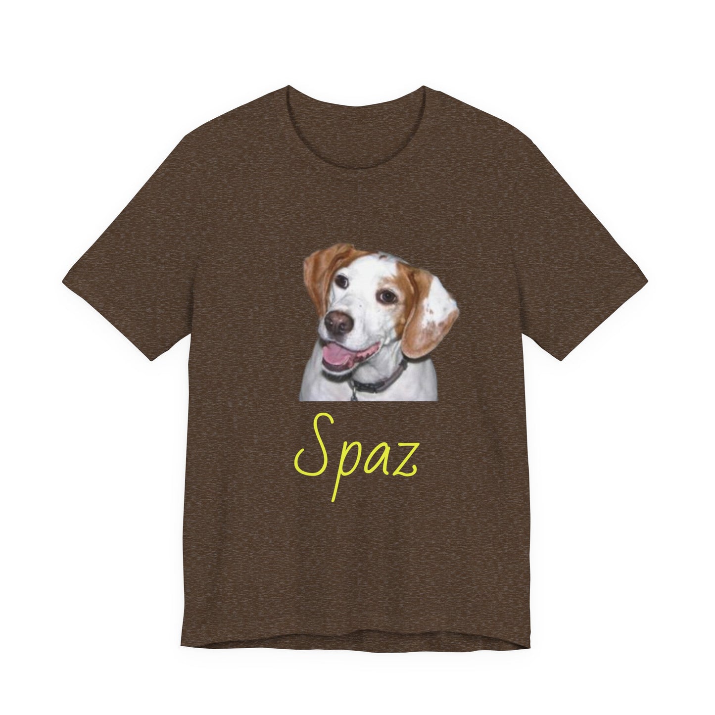 Personalized Photo T-Shirt — Custom Pet or Person Portrait Tee with Name