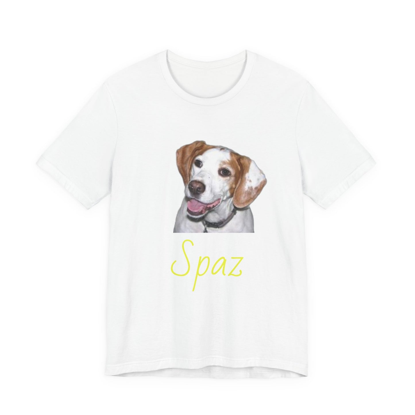 Personalized Photo T-Shirt — Custom Pet or Person Portrait Tee with Name