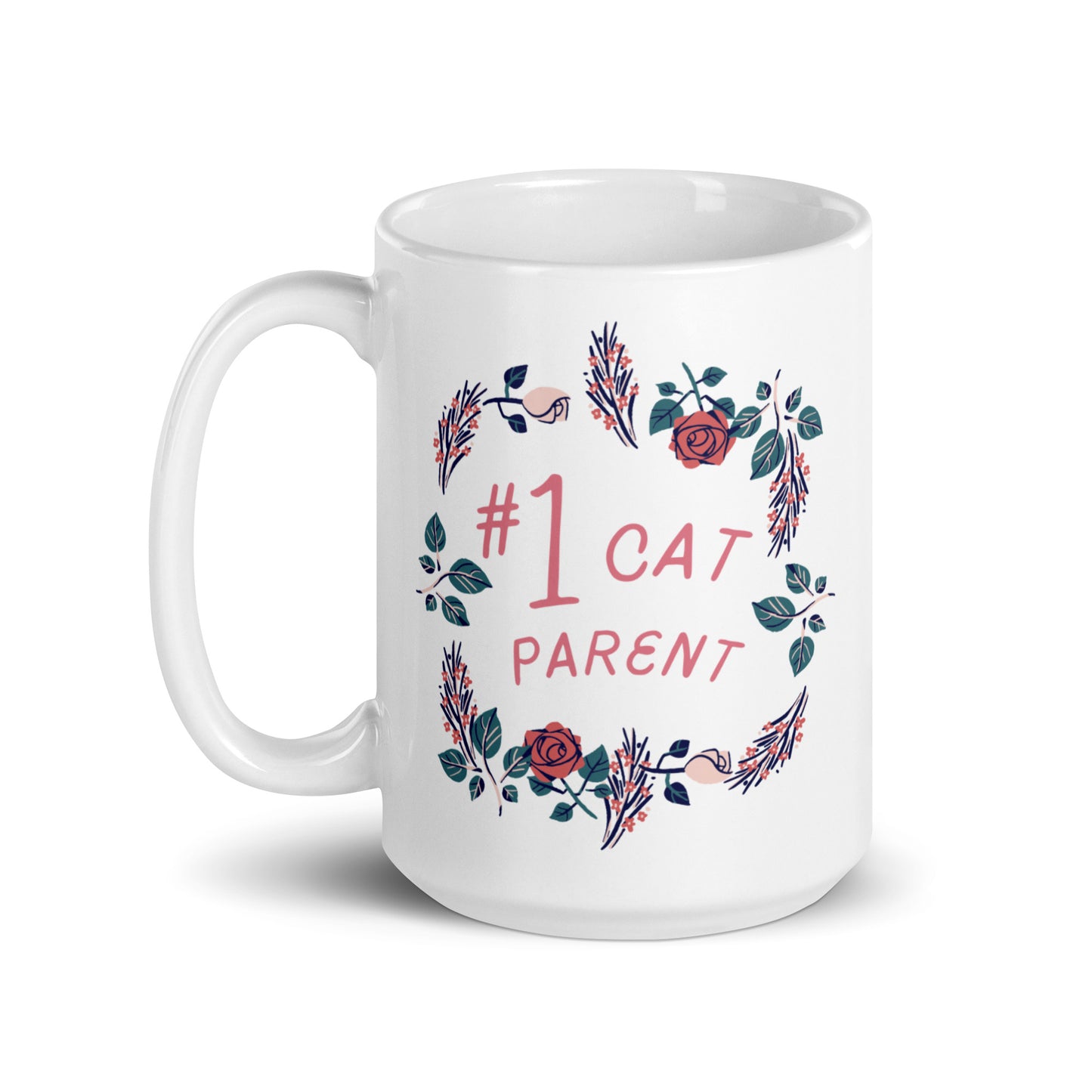 Number One Cat Parent - Cat Cup, Funny Cat Mug, Funny Coffee Mugs for Women, Cat Gifts for Women, Birthday Gift for Cat Lover