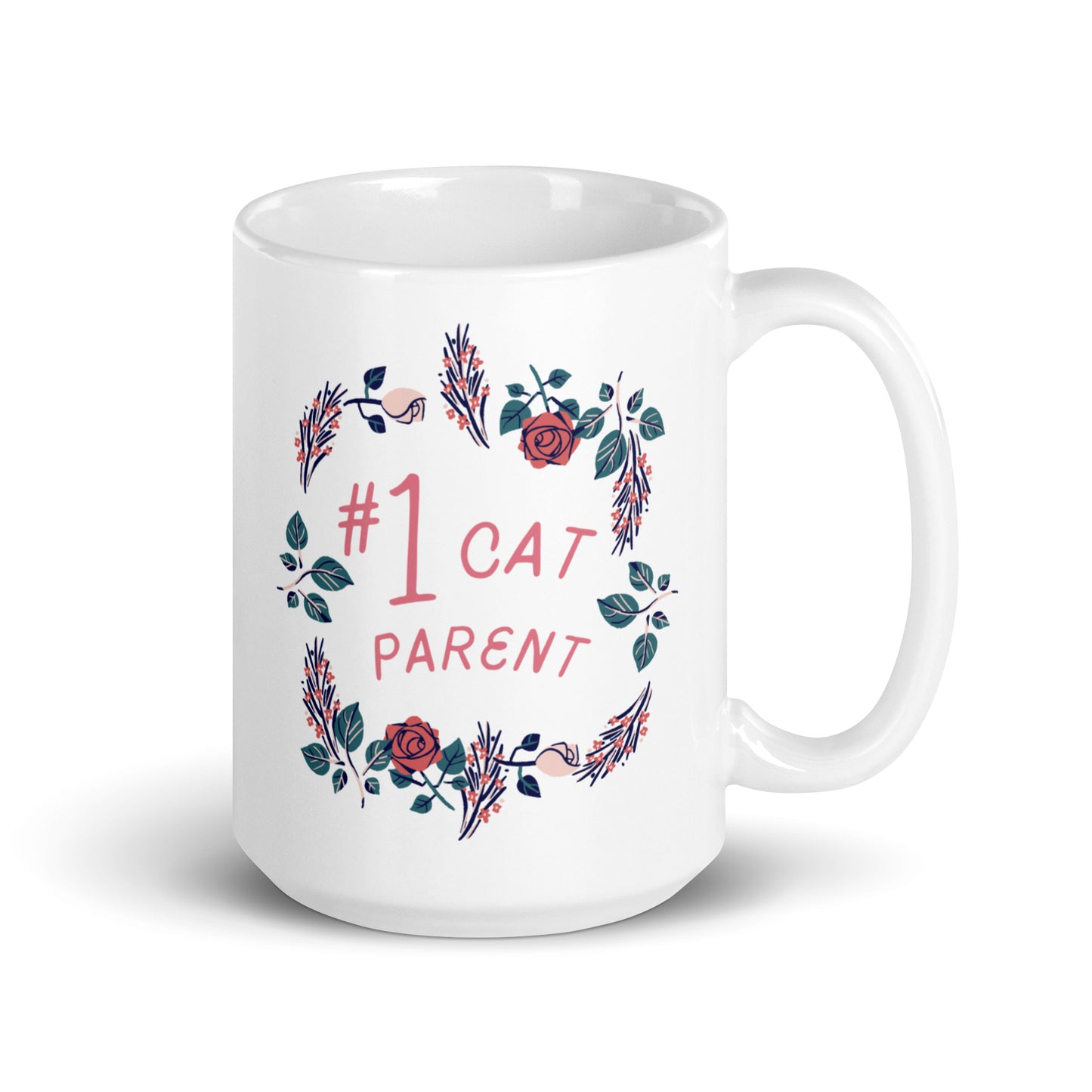 Number One Cat Parent - Cat Cup, Funny Cat Mug, Funny Coffee Mugs for Women, Cat Gifts for Women, Birthday Gift for Cat Lover